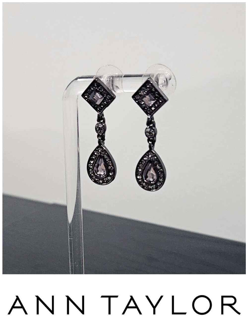 Hematite Teardrop Earrings